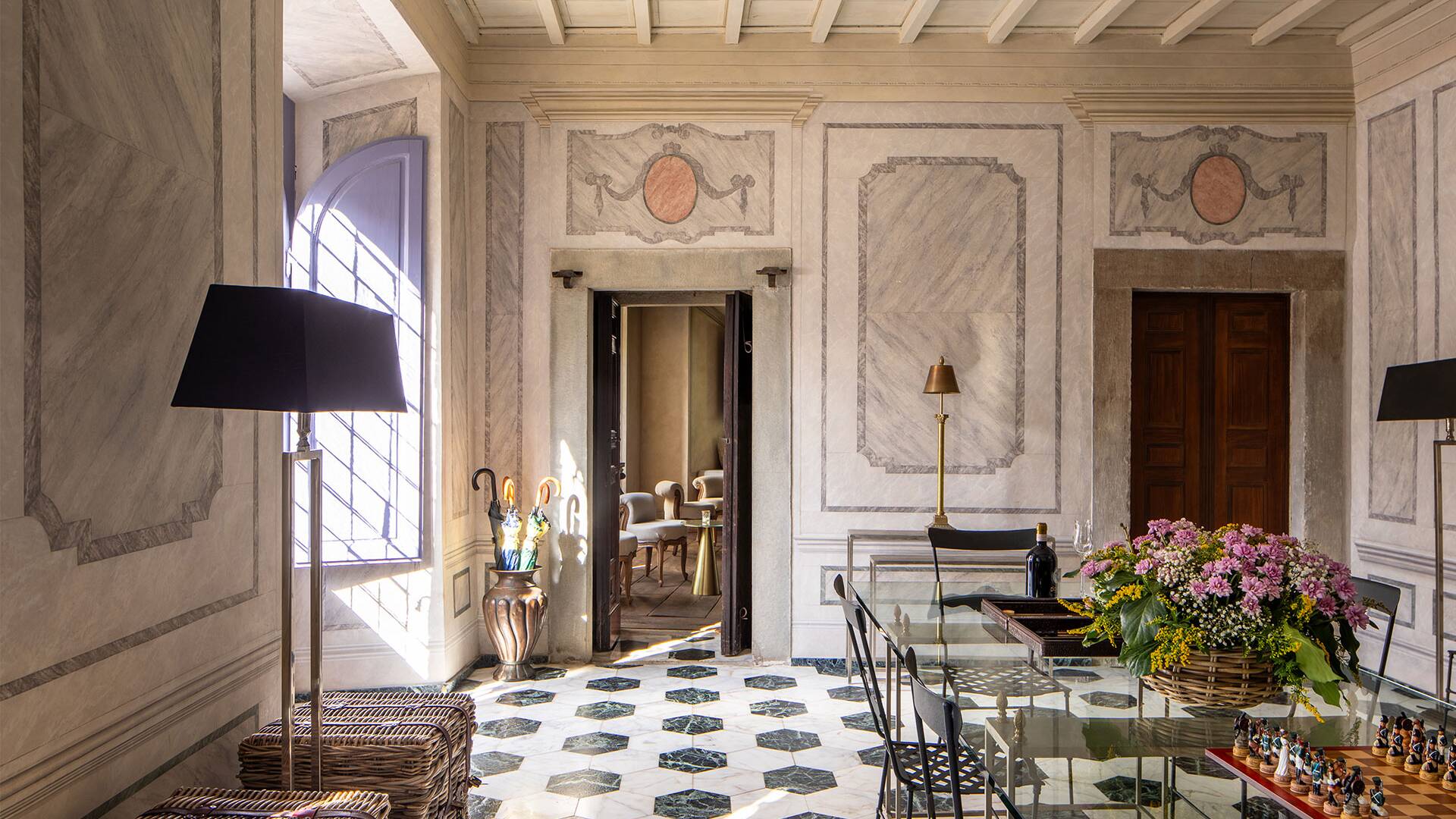 Marble salon